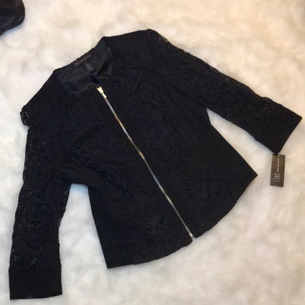 NEW! INC Lace Jacket in Black